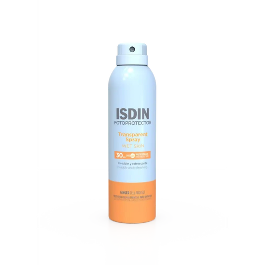 Isdin Spray Trasparente Pelle Bagnata Spf 30 250 Ml