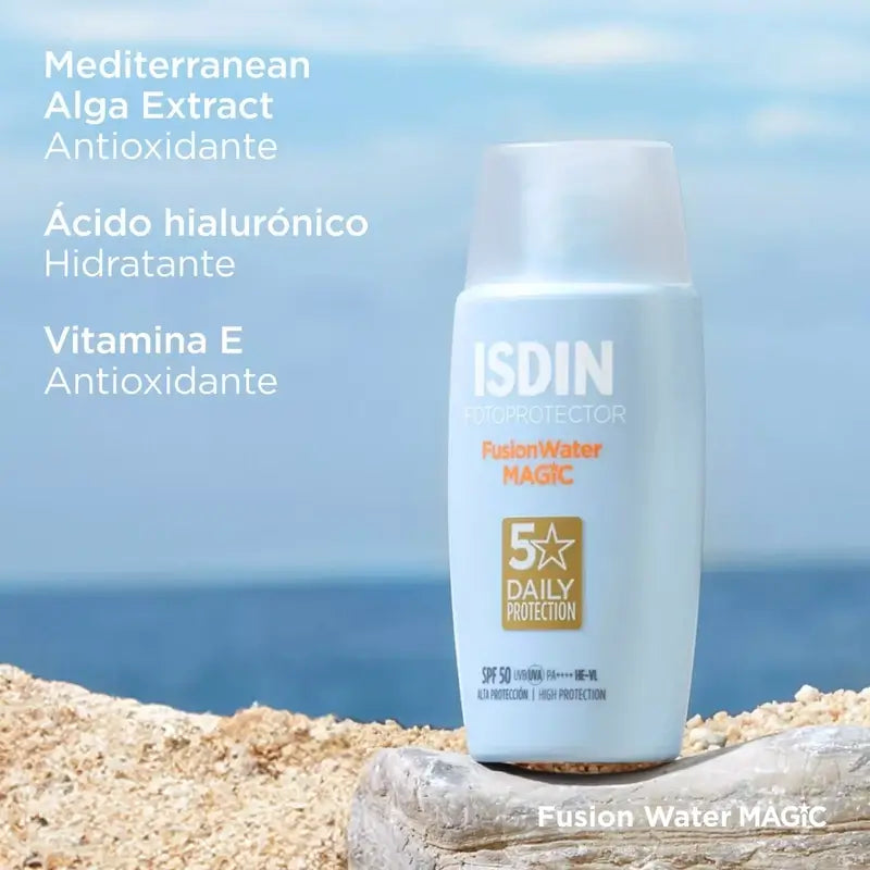 Isdin Fusion Water Magic Spf 50+ Protezione solare 2 x 50 Ml