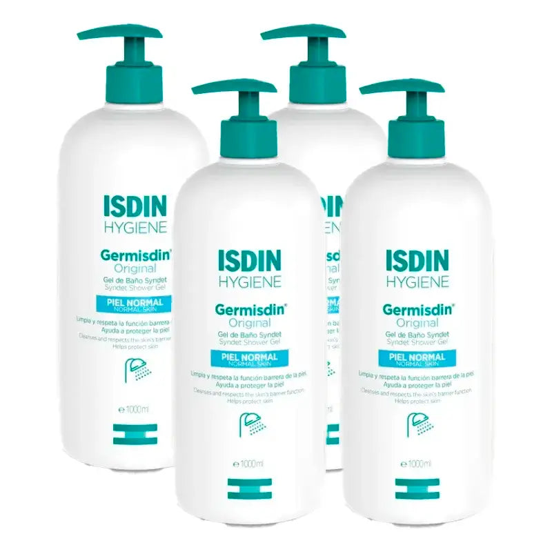 Isdin Germisdin Original, Confezione 4 x 1000 Ml