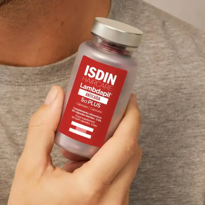 Isdin Lambdapil 5 Alfa Plus Capsule, Confezione 3 x 60 Unità