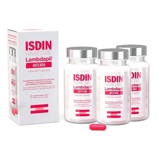 Isdin Lambdapil Triplo Anti-Caduta di capelli 3 x 60 Capsule