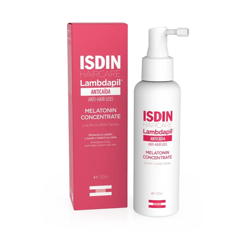 Isdin Lambdapil Perdita di capelli Melatonina, 100 ml
