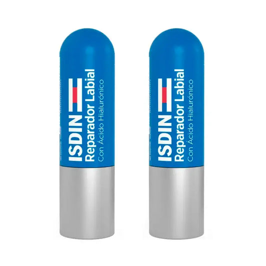Isdin Isdin Stick Riparatore Labbra, Confezione 2 x 4 gr