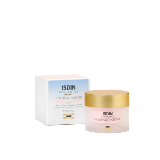 Isdinceutics Crema idratante ialuronica per pelli sensibili 50 Ml