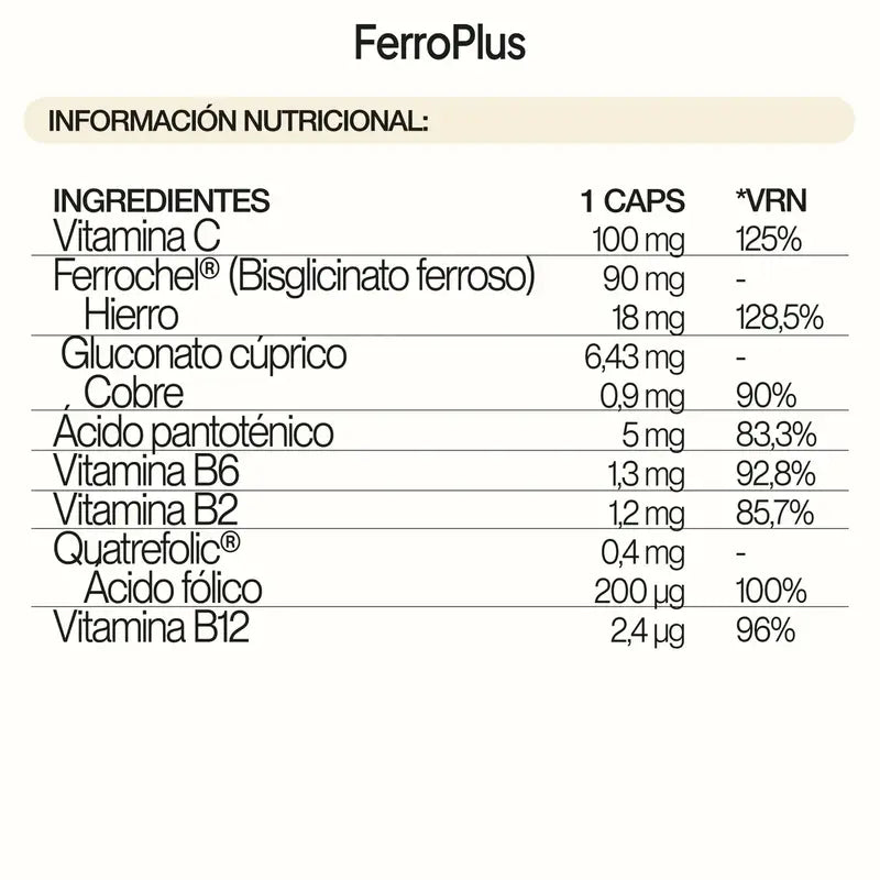 Ivb Wellness Lab FerroPlus, 90 capsule