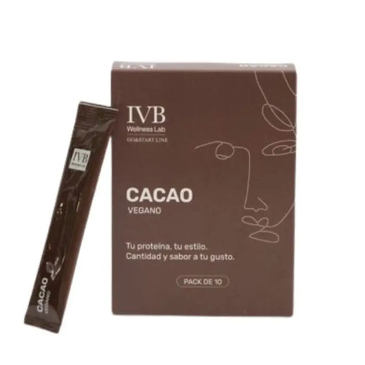 Ivb Wellness Lab Linea Go&Start Bastoncini al gusto di cacao, 10 bastoncini