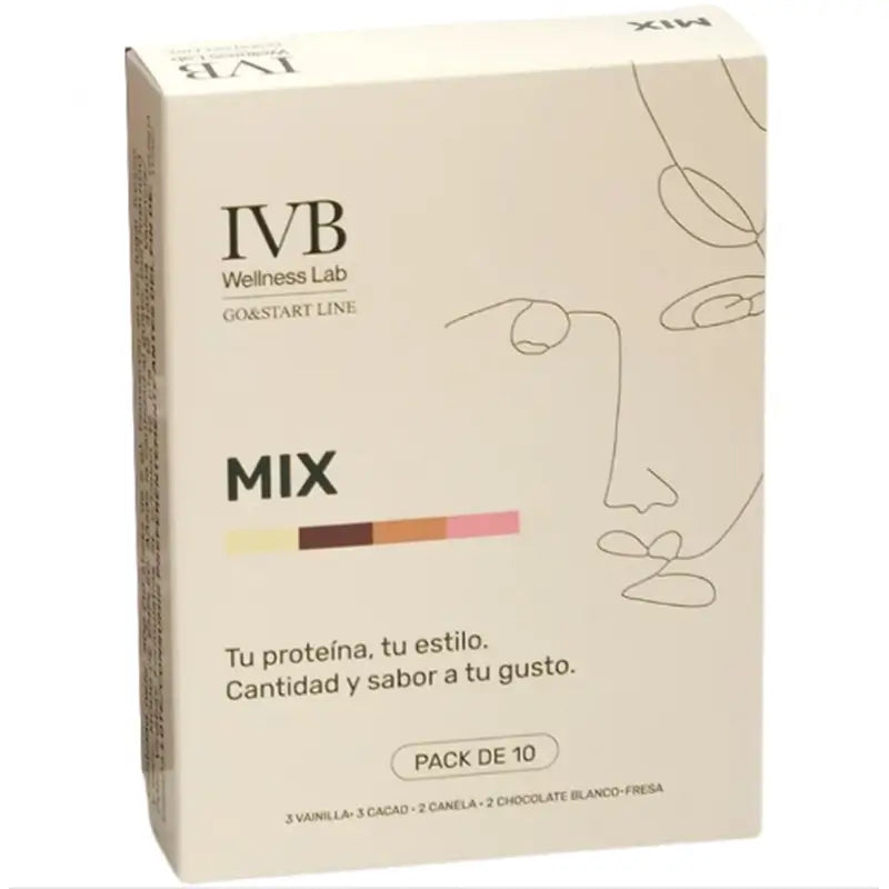 Ivb Wellness Lab Go&Start Line Sticks Mix di aromi, 10 bastoncini
