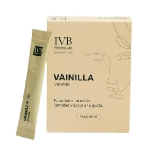 Ivb Wellness Lab Linea Go&Start Bastoncini aromatizzati alla vaniglia (Vegan), 10 bastoncini