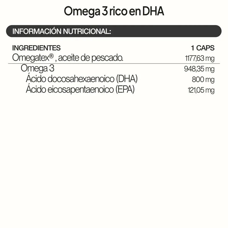Ivb Wellness Lab Omega 3 ricco di DHA, 30 capsule