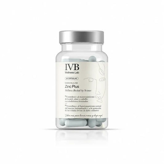 Ivb Wellness Lab Zinc Plus Integratore alimentare a base di zinco e rame, 60 capsule