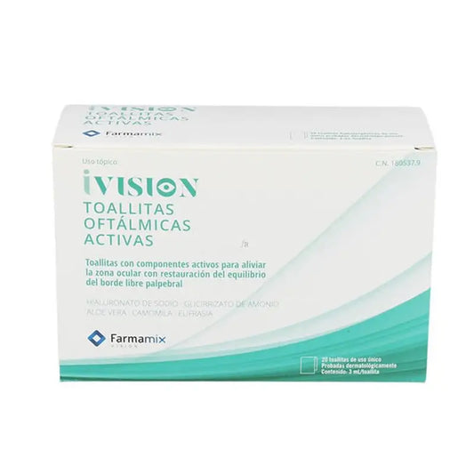 Ivision Active Salviette oftalmiche, 20 unità