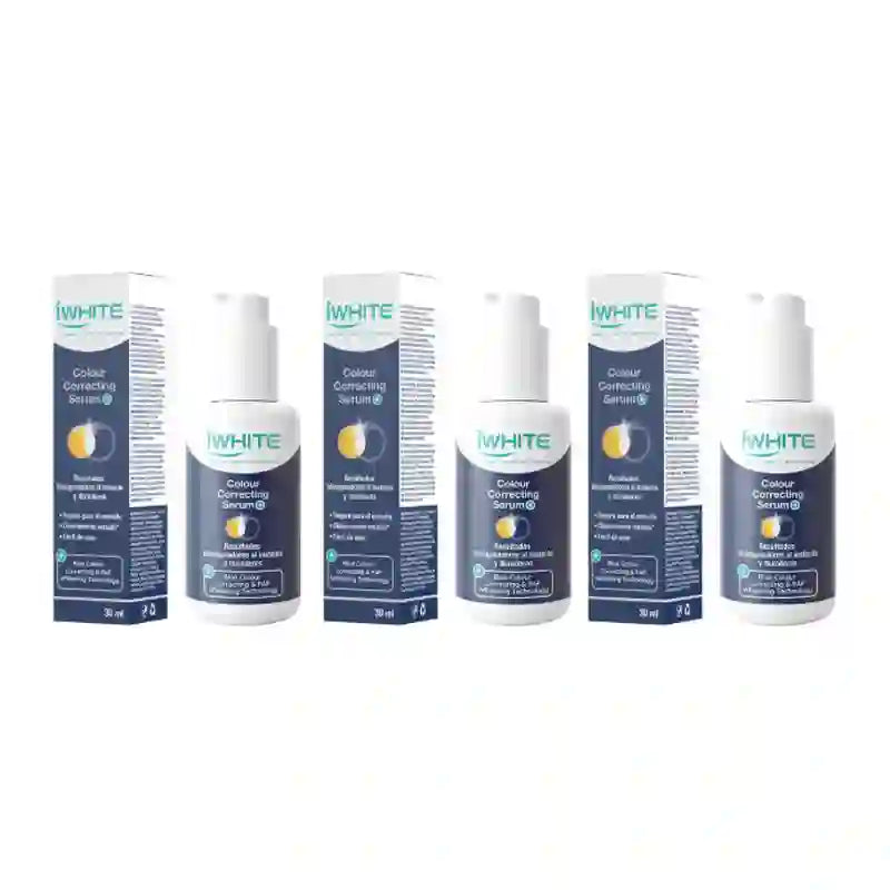 iWhite Colour Correcting Serum+, confezione da 3 x 30 ml