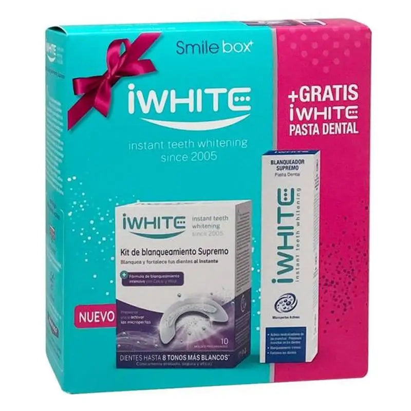 Kit Iwhite Supreme Pack, 10 stampi + set regalo di pasta da 75 ml