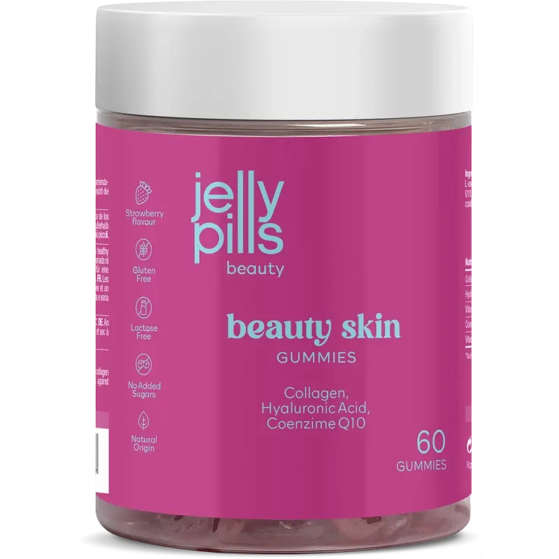 Pillole di gelatina Integratore alimentare di bellezza per la pelle in formato gummies, 60 gummies