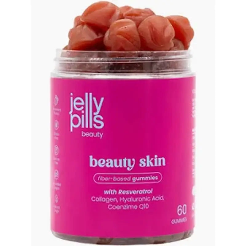 Pillole di gelatina Bellezza della pelle + Resveratrolo , 60 gommine
