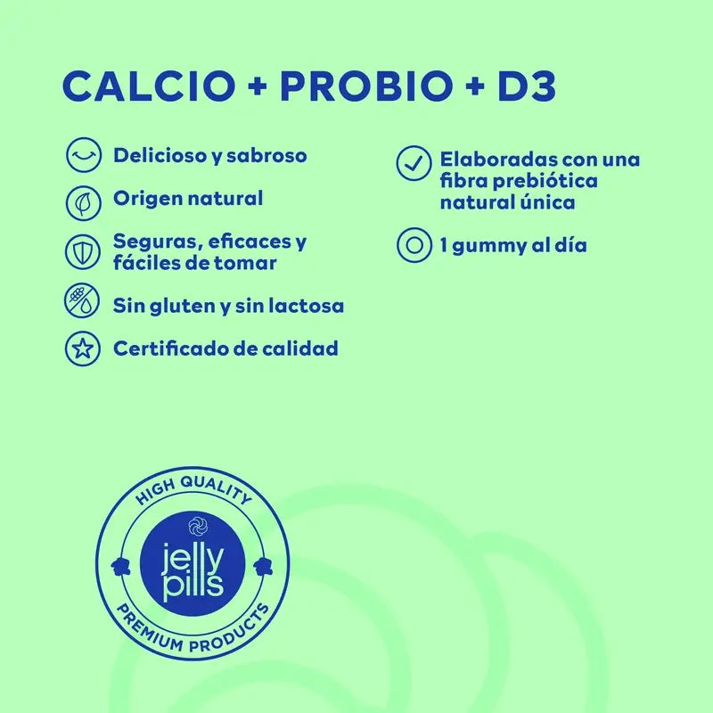 Pillole di gelatina Caclium+D3+K2+Propbio Kids , 70 gommine