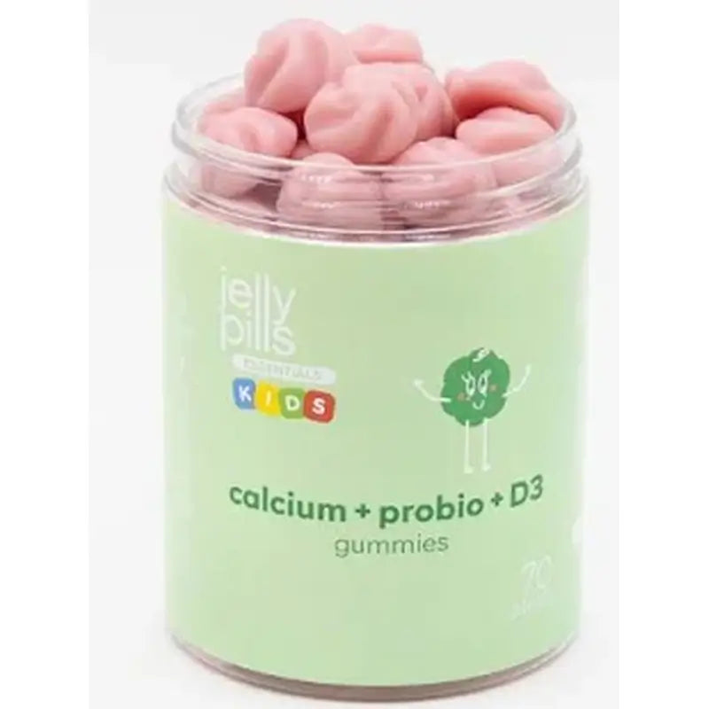Pillole di gelatina Caclium+D3+K2+Propbio Kids , 70 gommine