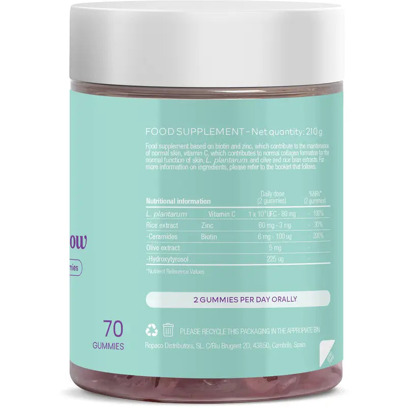 Pillole di gelatina Dermaglow , 70 gommine