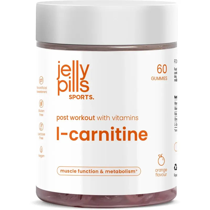 Jelly Pills L-Carnitina all'arancia, 70 unità