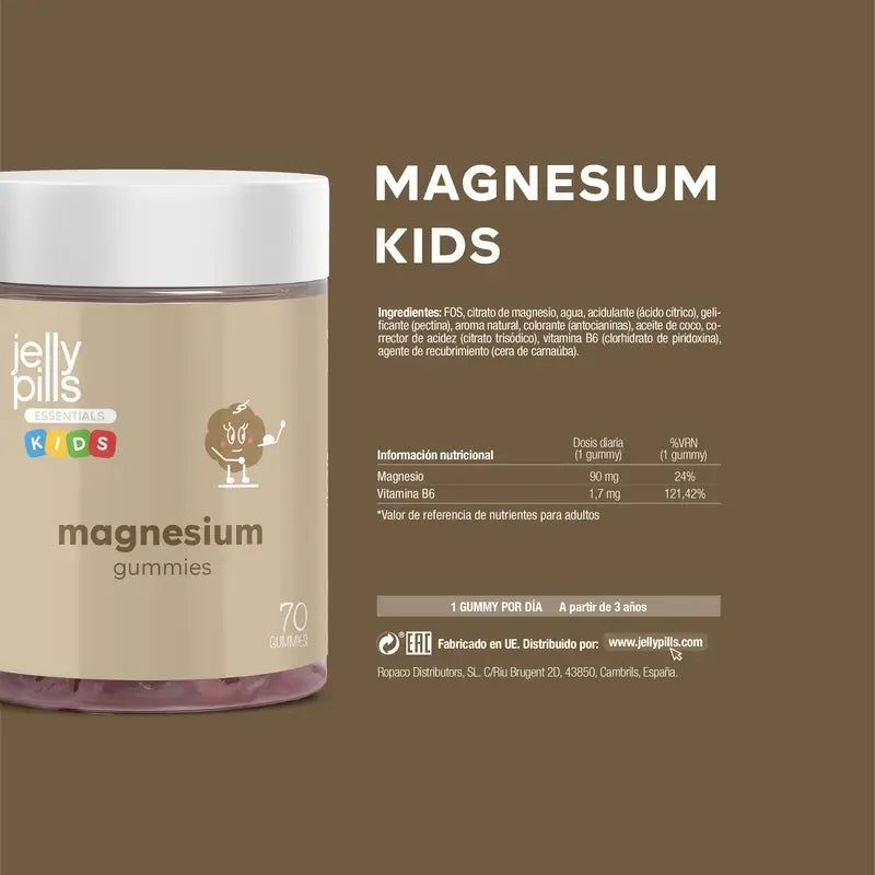 Pillole di gelatina Magnesio per bambini , 70 gommine