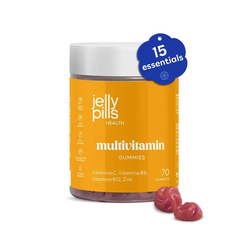 Pillole di gelatina multivitaminiche , 70 gommine