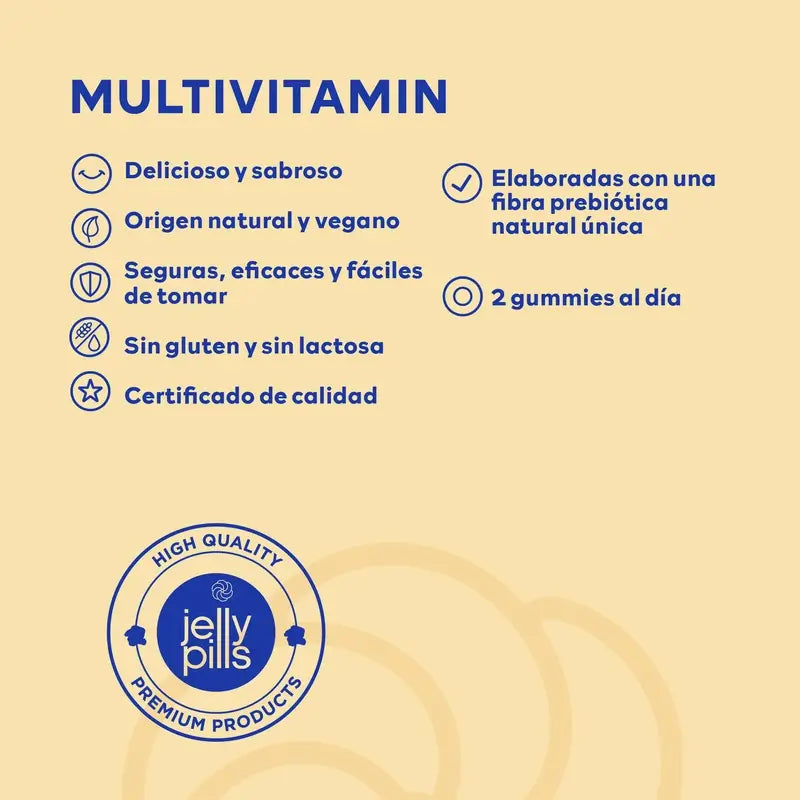 Pillole di gelatina multivitaminiche , 70 gommine