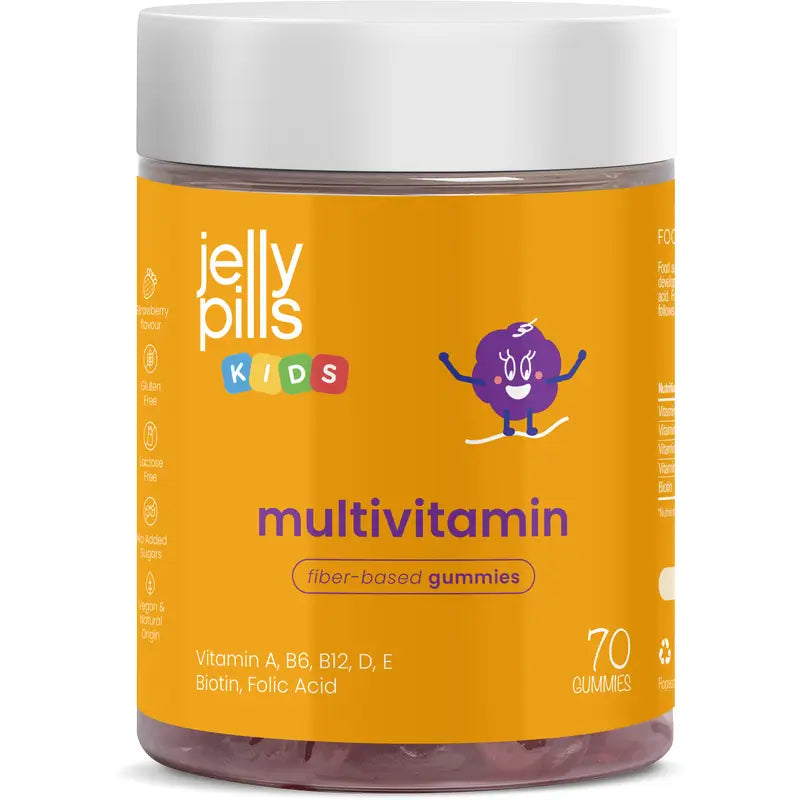 Jelly Pills Integratore alimentare multivitaminico per bambini, 70 gommine