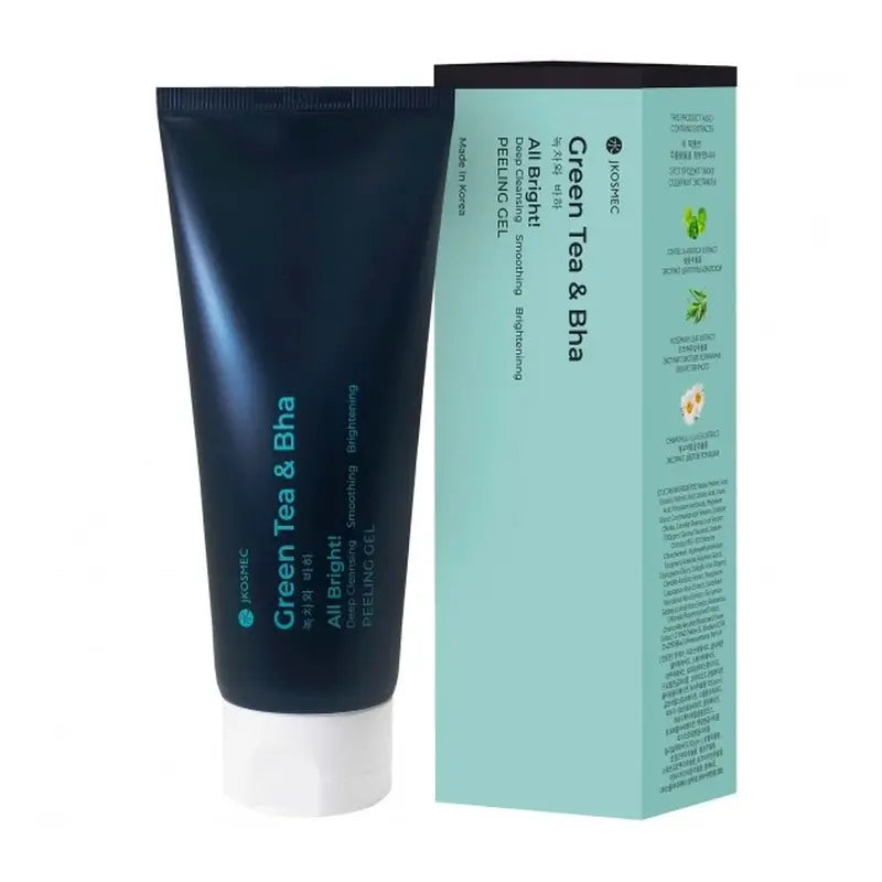 Jkosmec Gel peeling al tè verde e bha, 180 ml