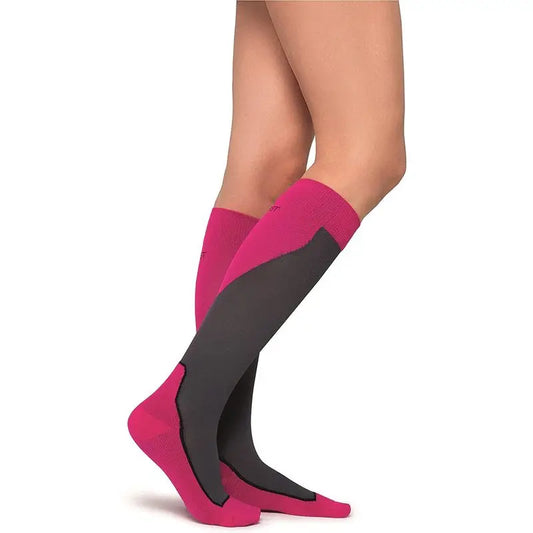 Calze sportive Jobst, rosa/grigio, 15-20 Mmhg