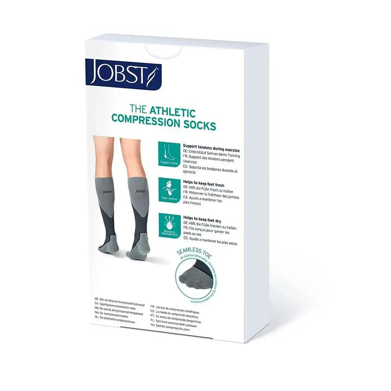 Calze sportive Jobst, rosa/grigio, 15-20 Mmhg