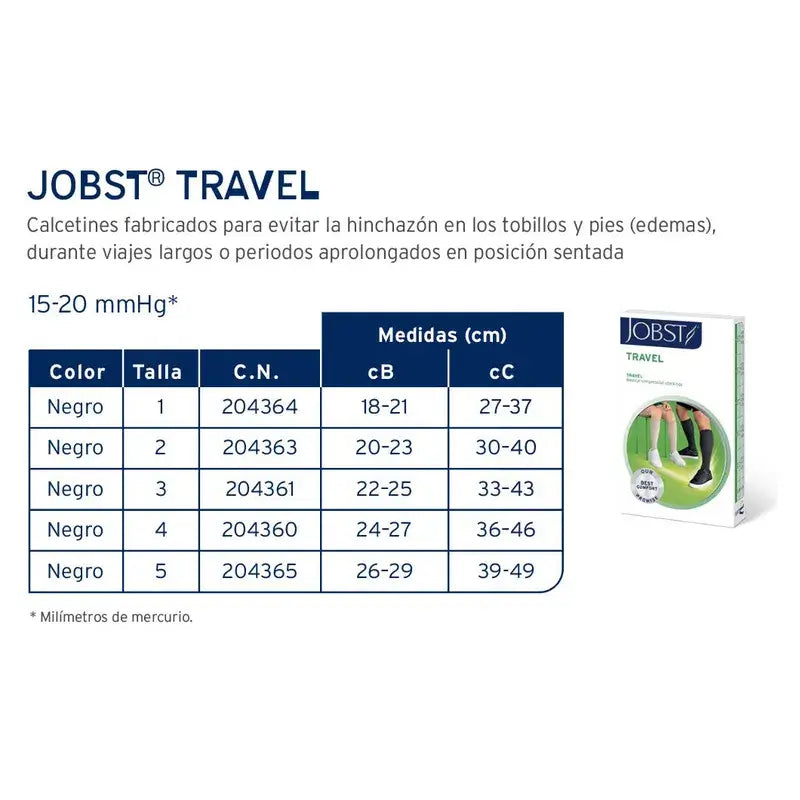 Calzini Jobst Travel Nero