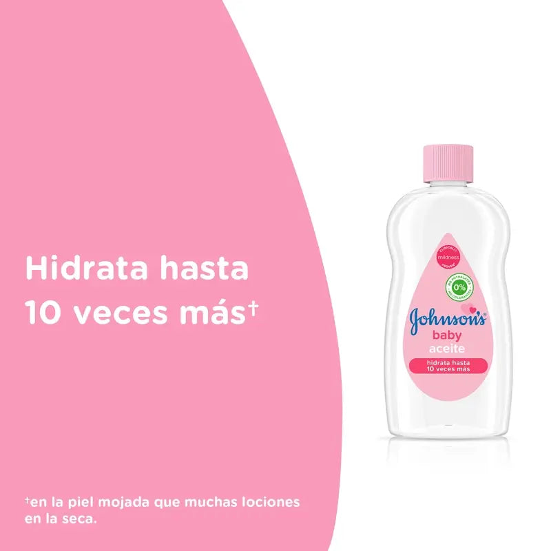 Olio Johnson's Baby Regular, lascia la pelle morbida e sana, ideale per le pelli delicate, 300 ml