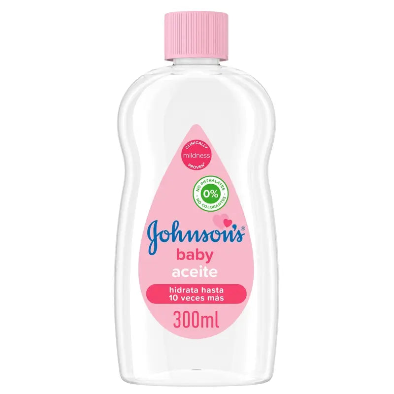 Olio Johnson's Baby Regular, lascia la pelle morbida e sana, ideale per le pelli delicate, 300 ml