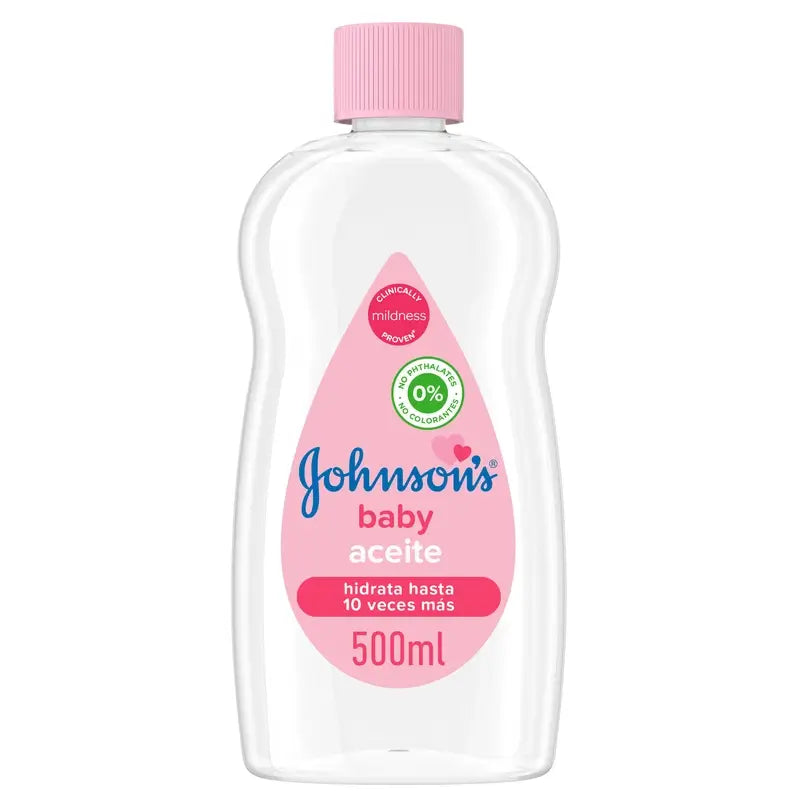 Olio Johnson's Baby Regular, lascia la pelle morbida e sana, ideale per le pelli delicate, 500 ml