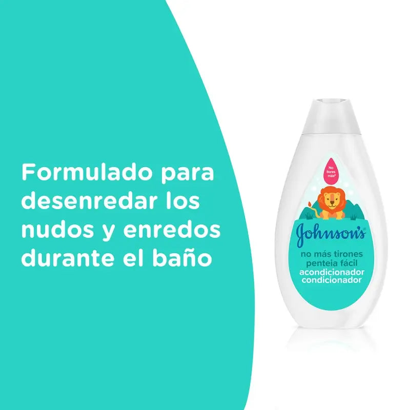 Johnson's Baby Detangling Conditioner, per capelli lunghi o ricci, senza lacrime, ipoallergenico, 500 ml