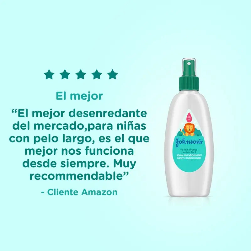 Johnson'S Baby No More Tugging Conditioner Spray per bambini, 200 ml