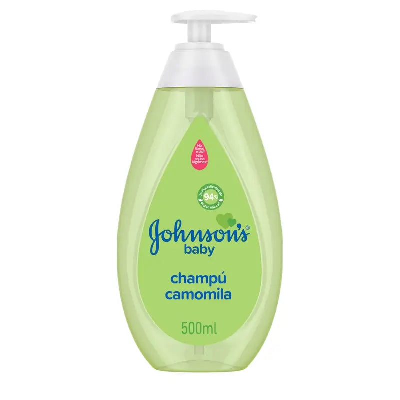 Johnson'S Baby Shampoo alla camomilla con dispenser, 500ml