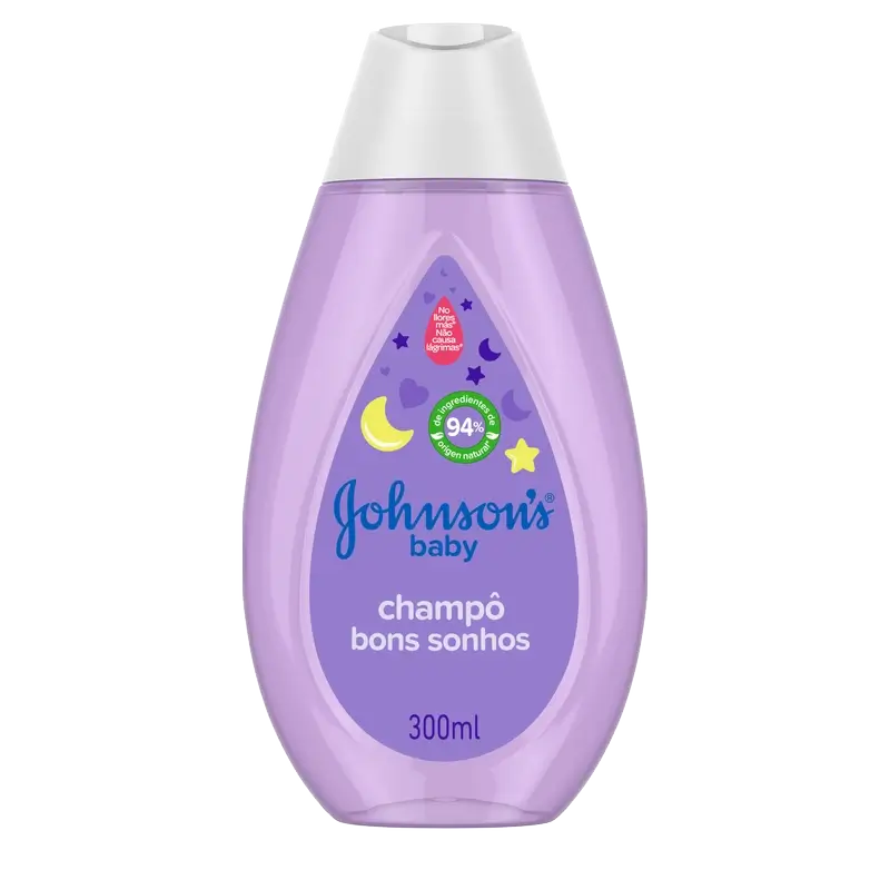Johnson'S Baby Sweet Dreams, Shampoo rilassante Naturalcalm, Lavanda e Camomilla, 300 ml