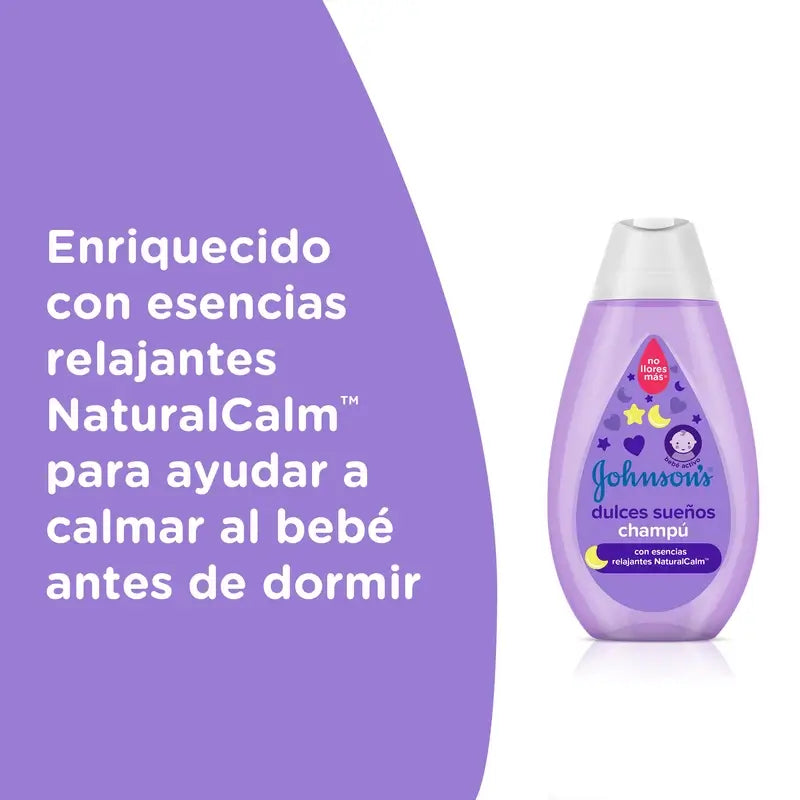 Johnson'S Baby Sweet Dreams, Shampoo rilassante Naturalcalm, Lavanda e Camomilla, 500 ml