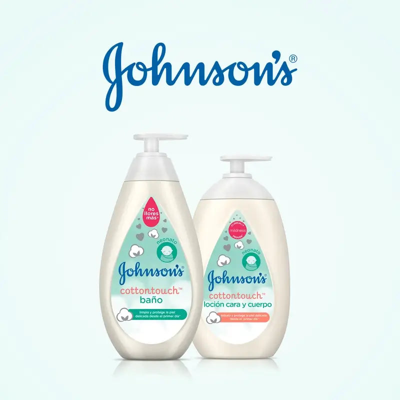 Johnson's Baby Cottontouch Gel da bagno, per bambini e neonati, pelle fine e delicata, con puro cotone, 500 ml