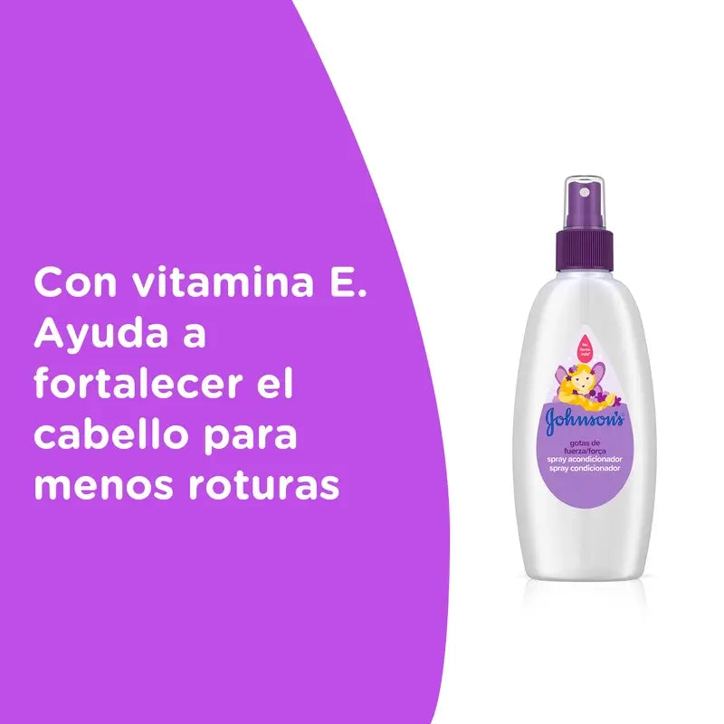 Johnson's Baby Gocce di forza Spray condizionante per bambini, 200ml