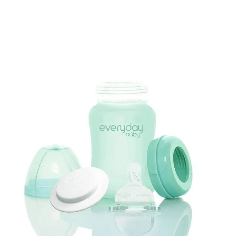 Joykids biberon di vetro 150 ml per bambini di tutti i giorni alla menta