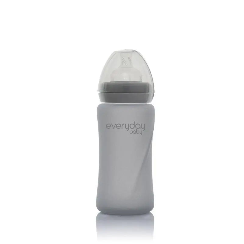 Joykids biberon in vetro 240 ml Everyday Baby Grey