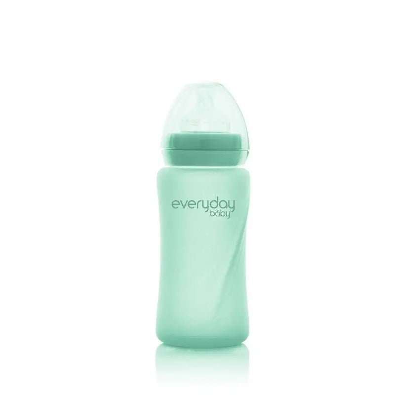 Joykids biberon di vetro 240 ml per bambini di tutti i giorni alla menta