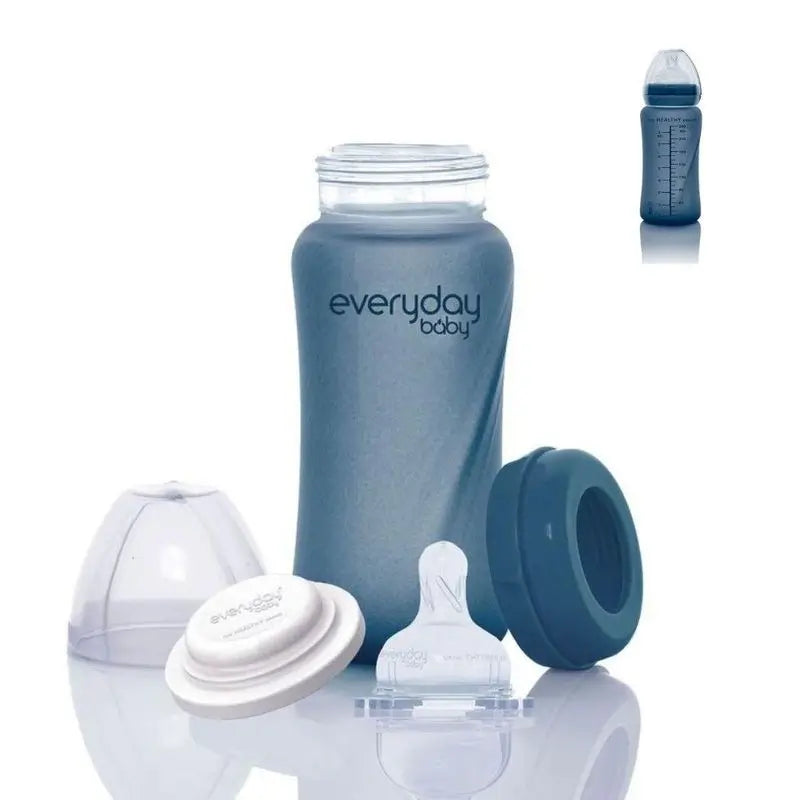 Joykids biberon in vetro 240 ml viola Thermos Everyday Baby