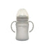 Joykids Tazza da allenamento in vetro da 150 ml, grigio, per tutti i giorni.
