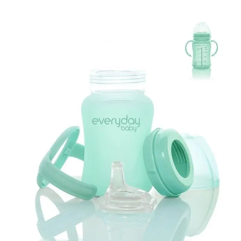 Joykids Tazza di vetro per l'allenamento 150 ml Ogni giorno Baby Mint