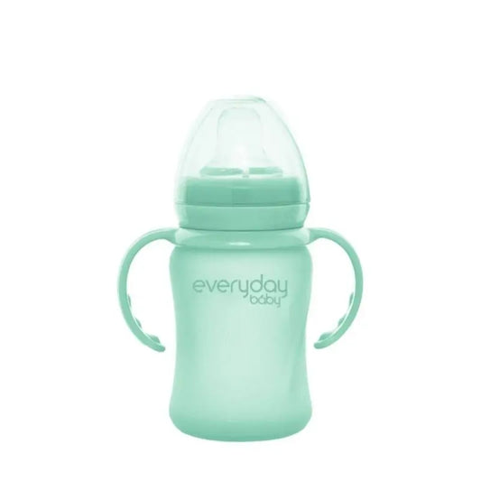 Joykids Tazza di vetro per l'allenamento 150 ml Ogni giorno Baby Mint