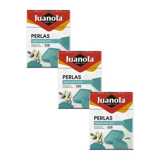 Juanola Perle balsamiche all'eucalipto, 3x25 g