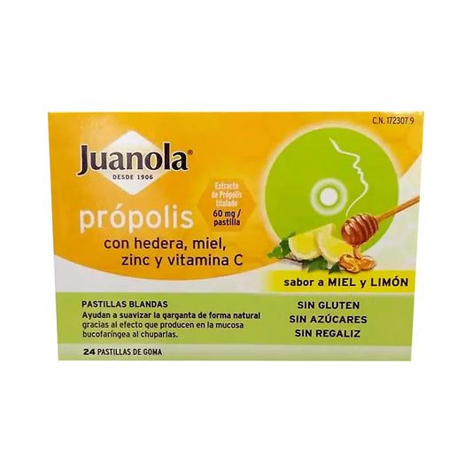 Juanola Propolis Soft Tabs Lemon and Honey